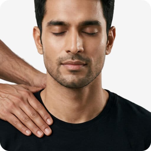 Massage - Head, neck & shoulder massage