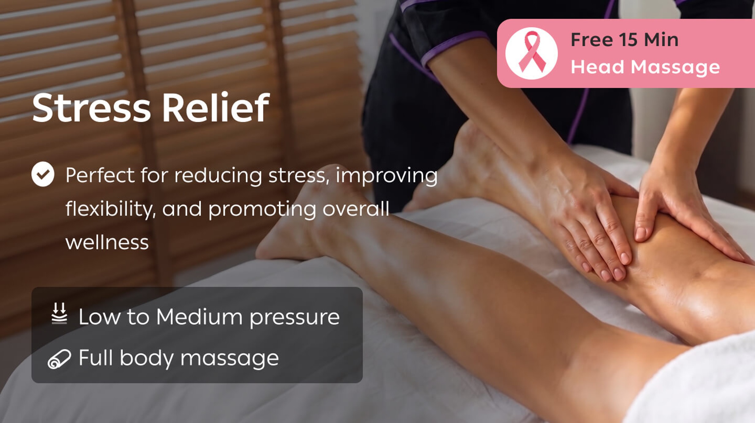 Stress Relief - Swedish Relaxation Massage