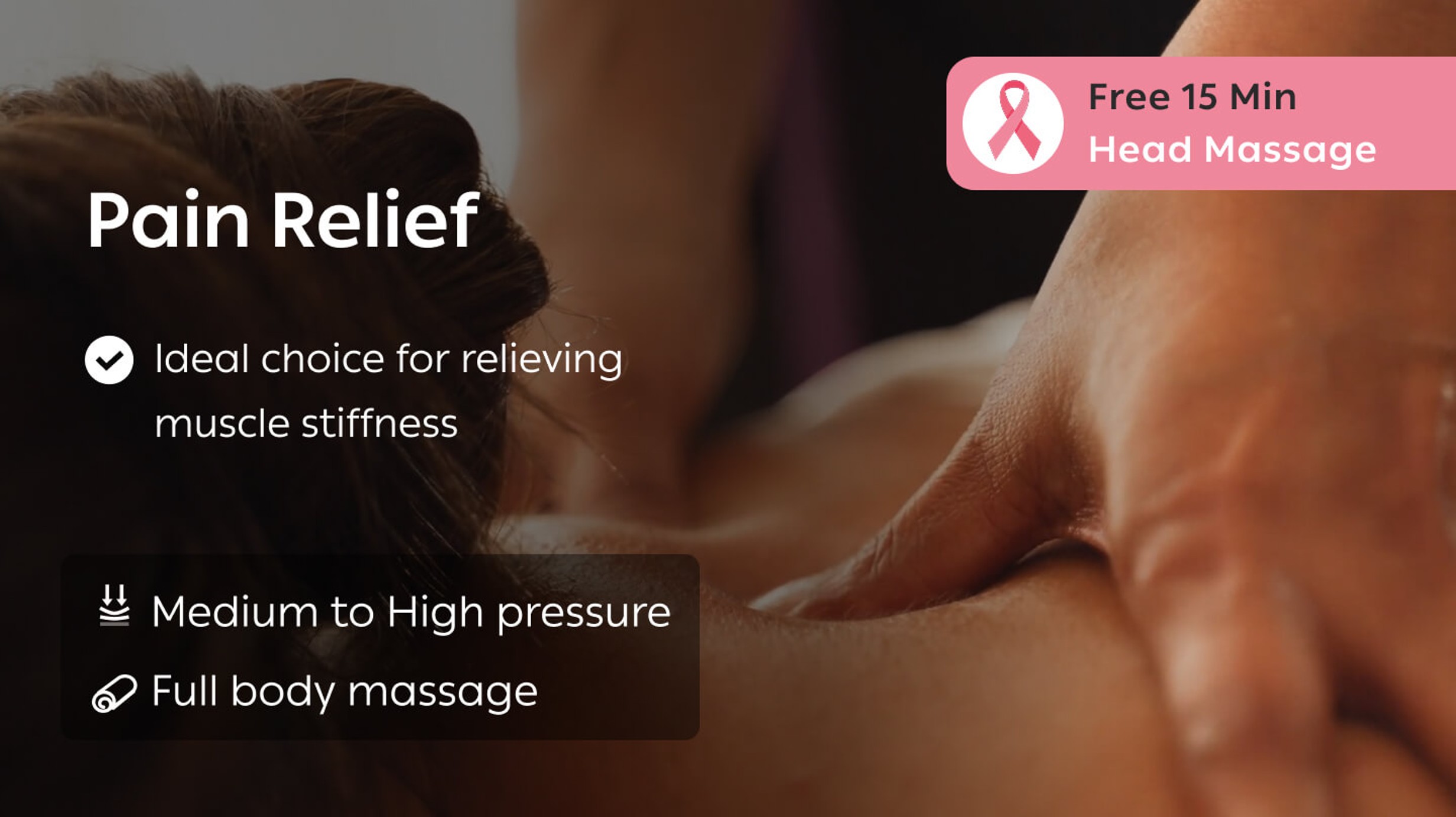 Pain relief - Deep Tissue Massage