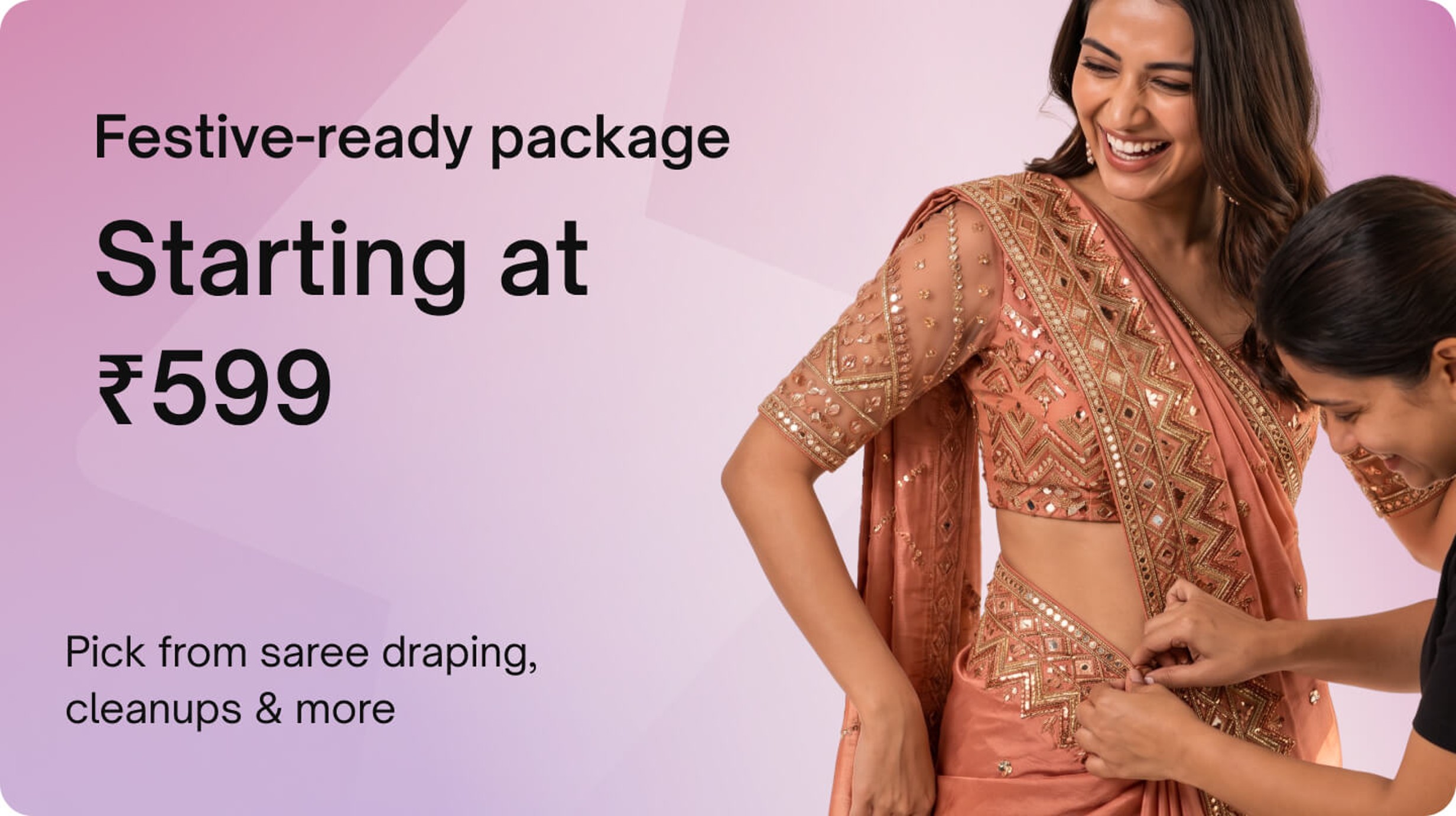 Super saver packages - Festive-ready package