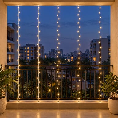 Balcony & railing - Balcony lights installation