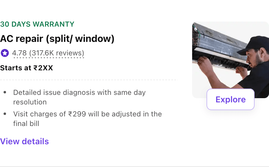 Voltas AC Service, Daikin AC Service, Llyod AC Service, Samsung AC Service, Whirlpool AC Service: We cater to all brands