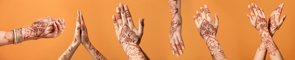 Simple and minimalistic bridal mehendi designs.