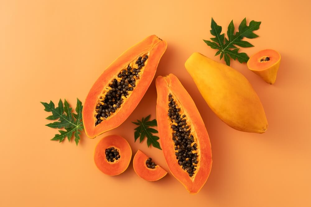 Papaya face masks rejuvenate the skin and give a natural glow.