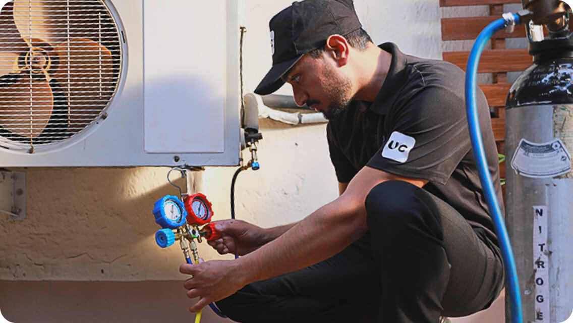 AC Gas leak Detection