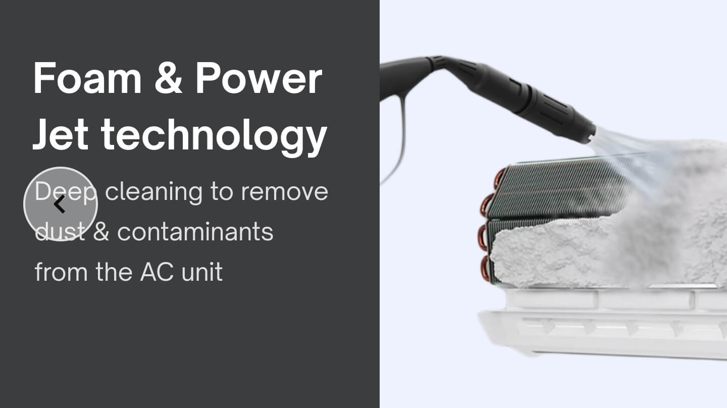 Foam and Power jet AC service technology