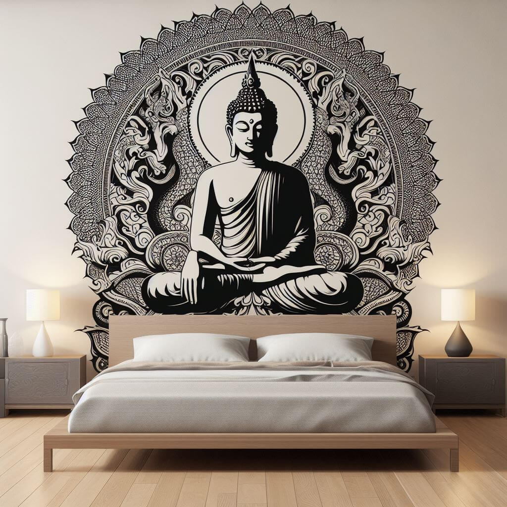 Gautam Buddha Silhouette