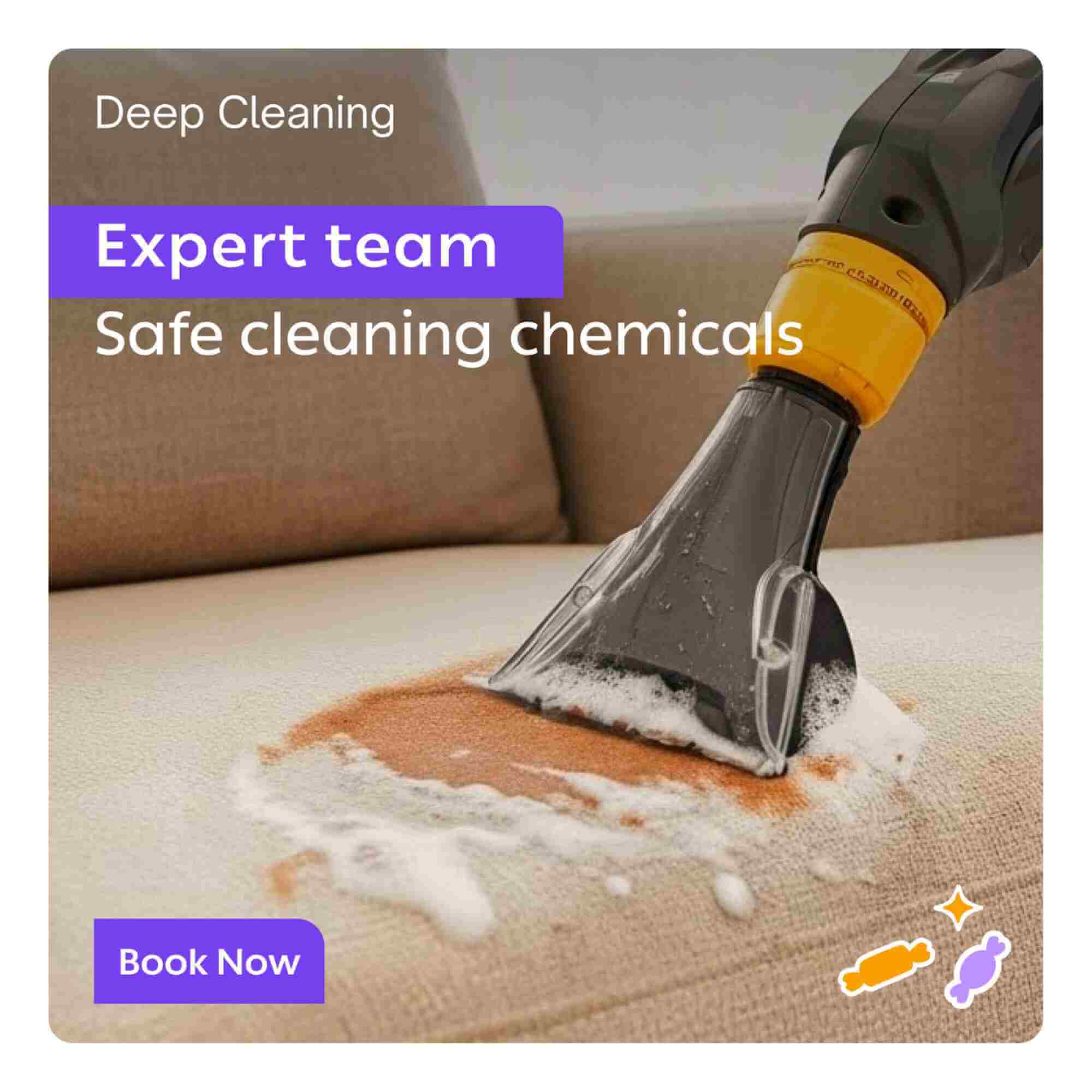 Sofa and Carpet Deep Cleaning