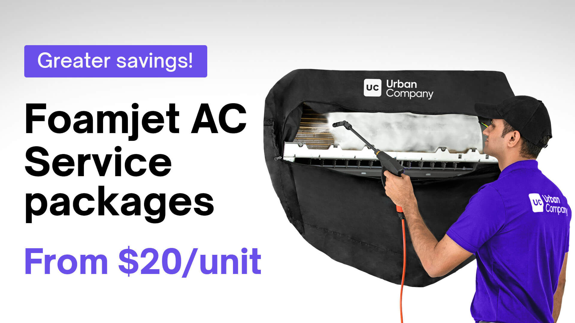 Annual Contract ($20/unit) - Half Yearly (2x Pack): Foamjet service