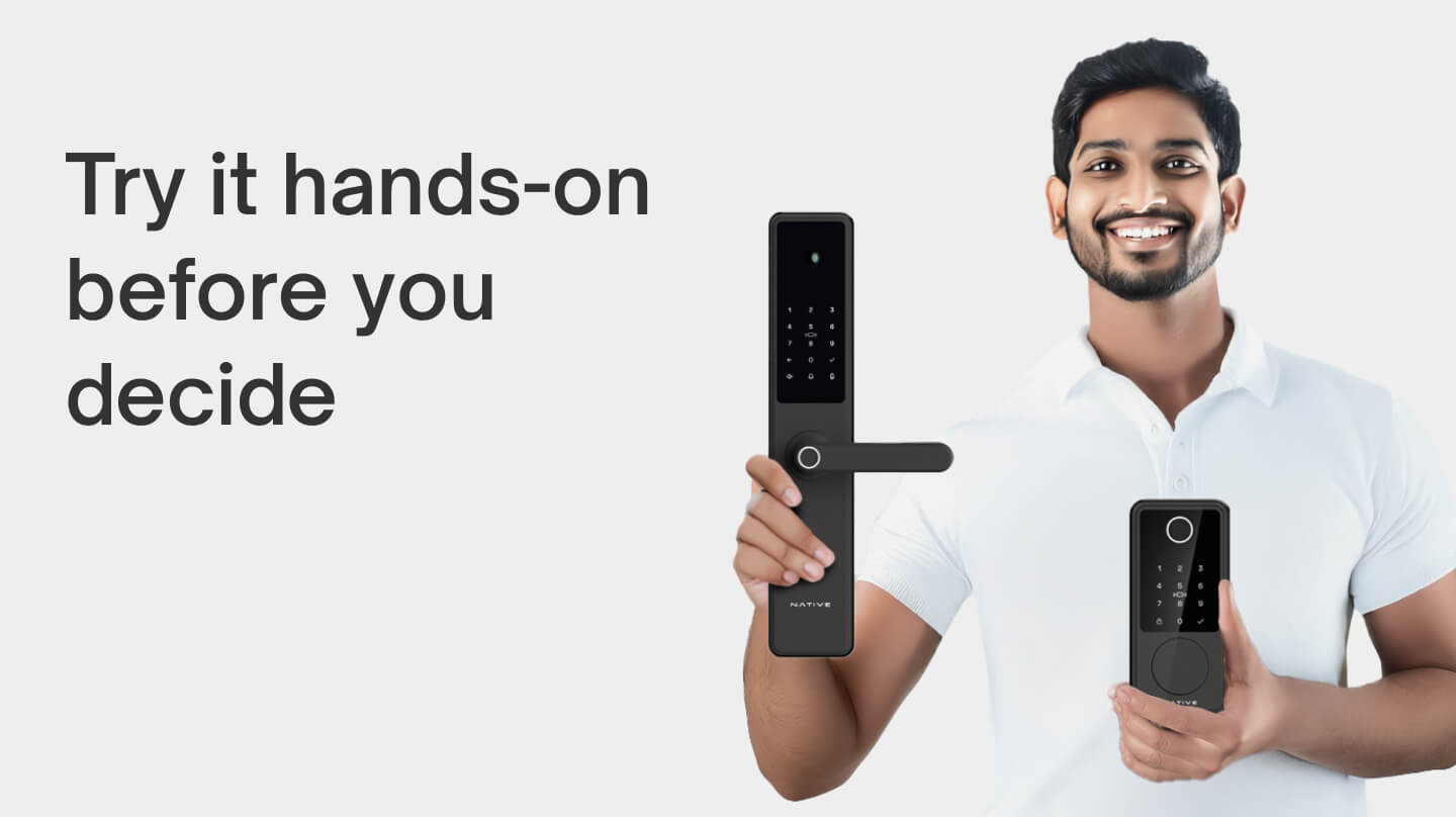 Smart lock installation - Home demo