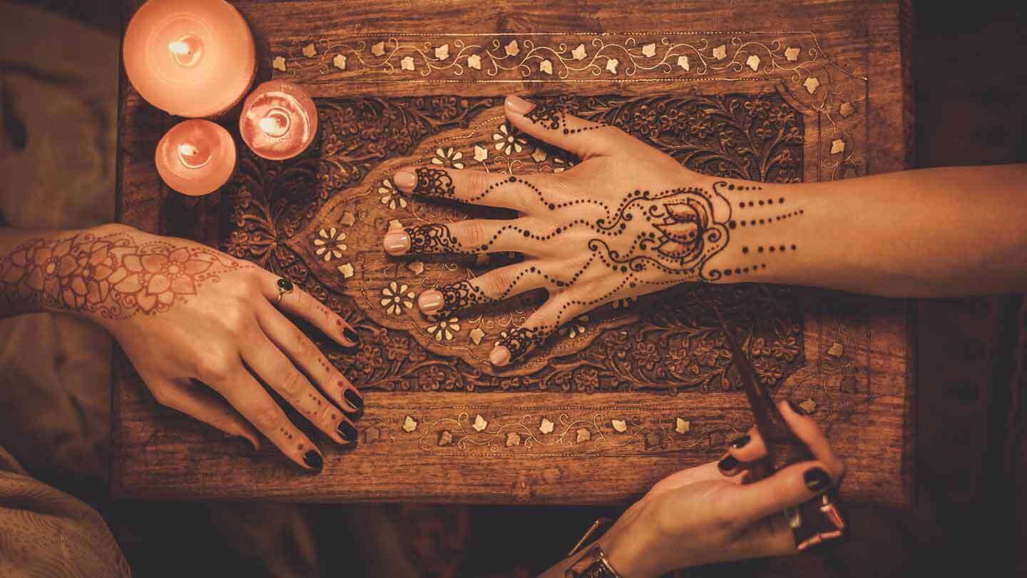 Henna - Hands Henna (front & back, upto wrist)