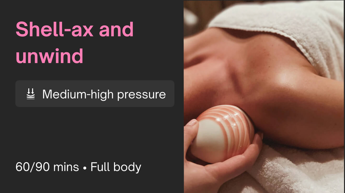 Lava Shell - Lava shell massage (60 mins)