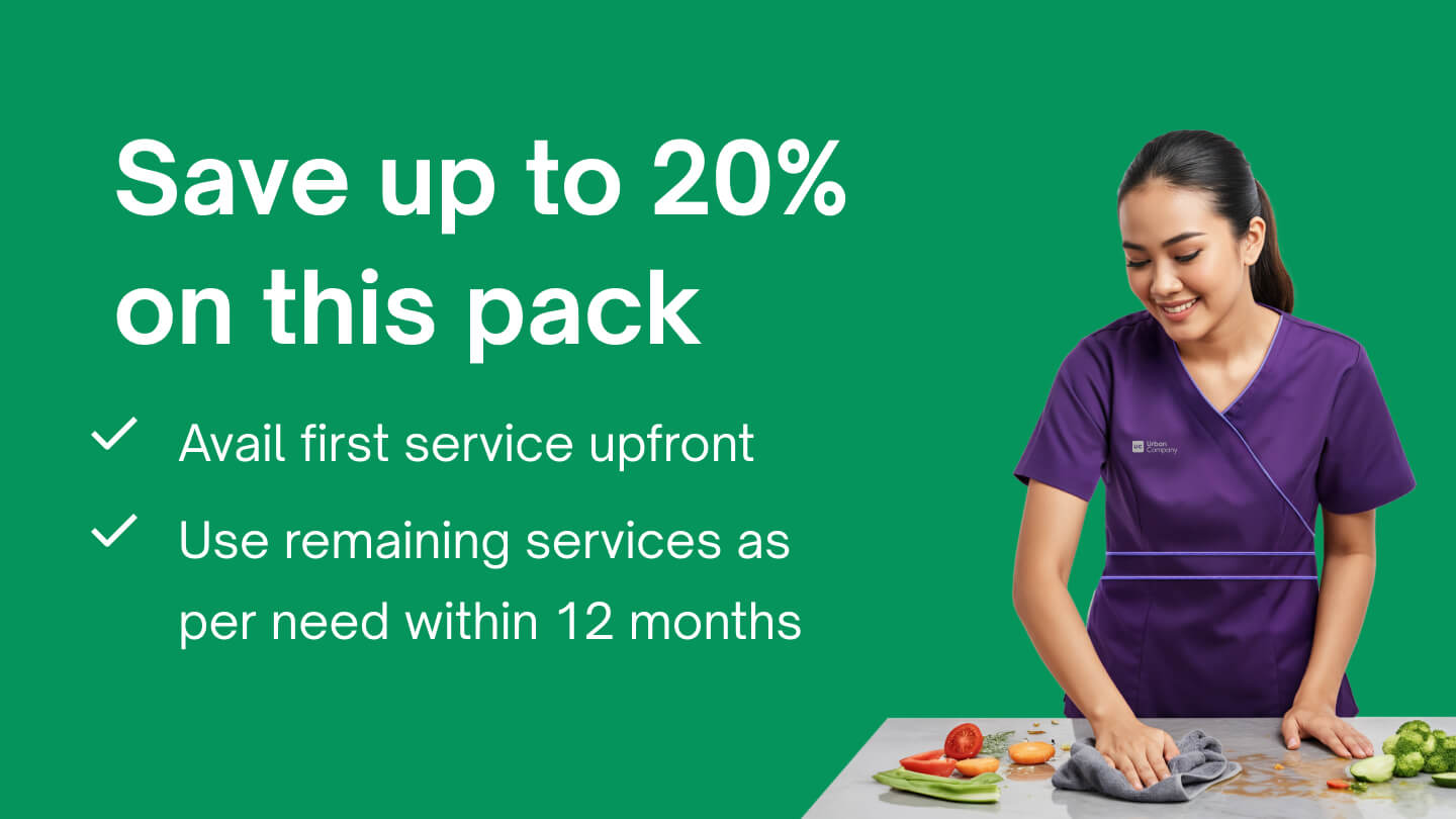 6 visits - 6 sessions: Cleaning pack (without material)