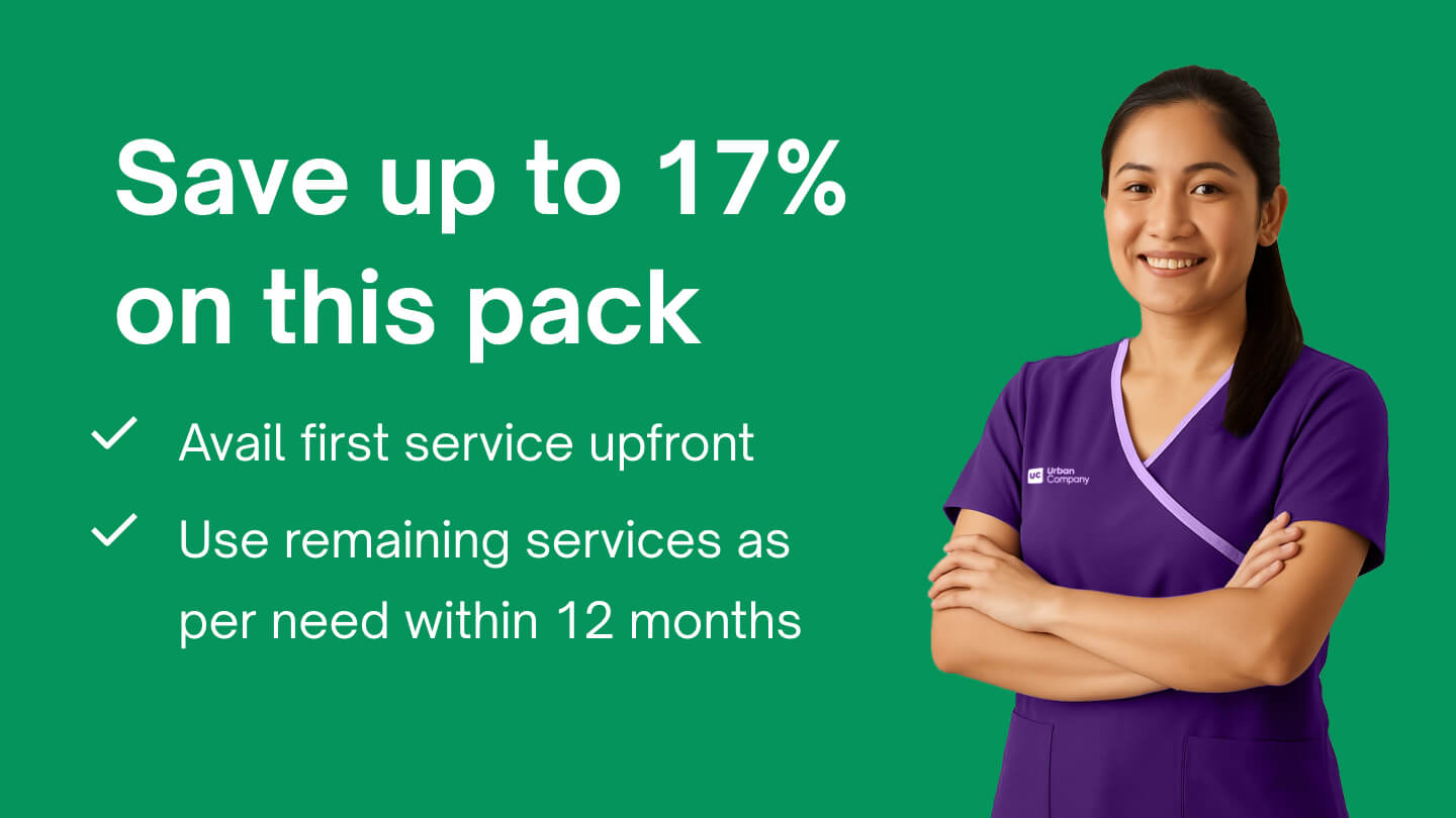 4 visits - 4 sessions : Cleaning pack (without material)