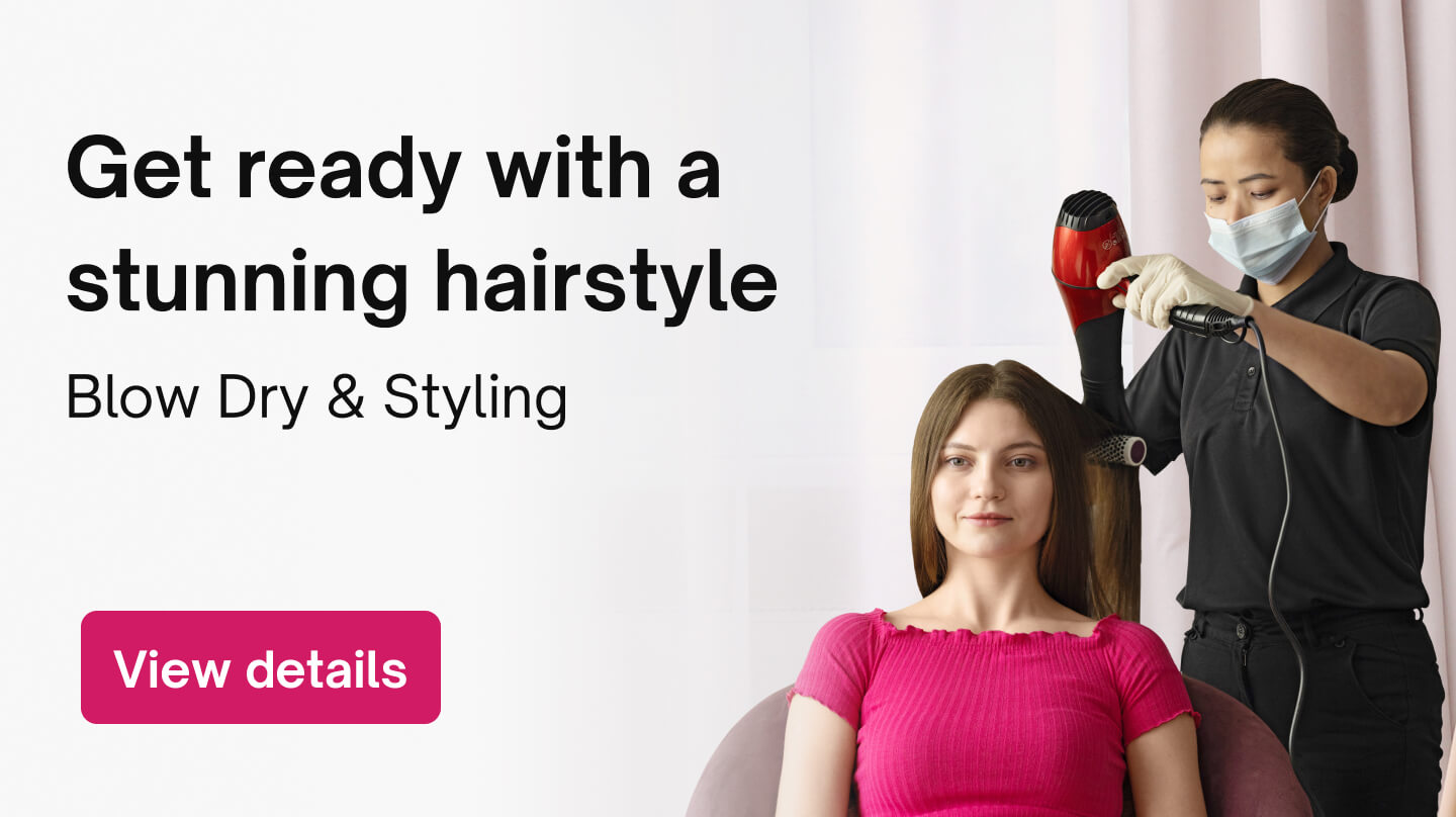 Blow dry & styling - Blowdry- Straight, Out Curls, or In Curls