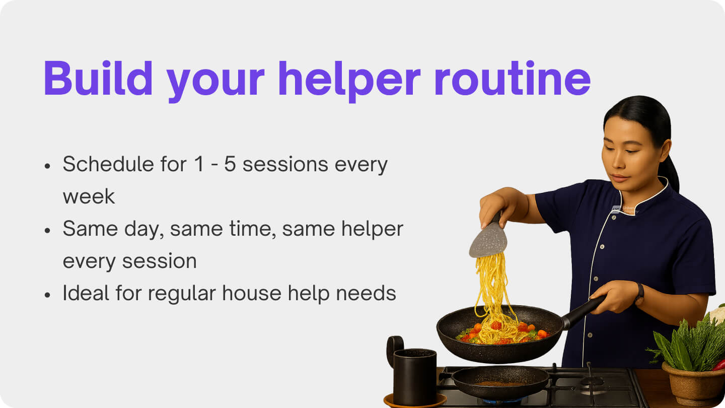 Book a service - Live-out Helper