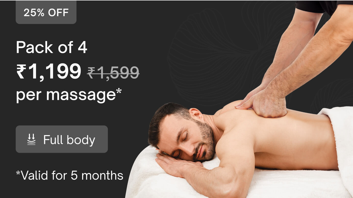 Super saver packs - 4 sessions (Mon-Sat only): Sublime Swedish massage