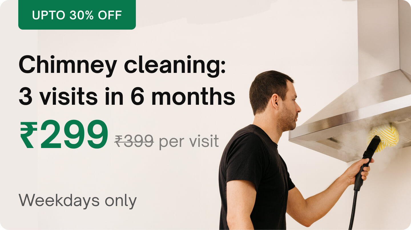 Discounted pack - 3 visits (Weekdays only): Chimney cleaning