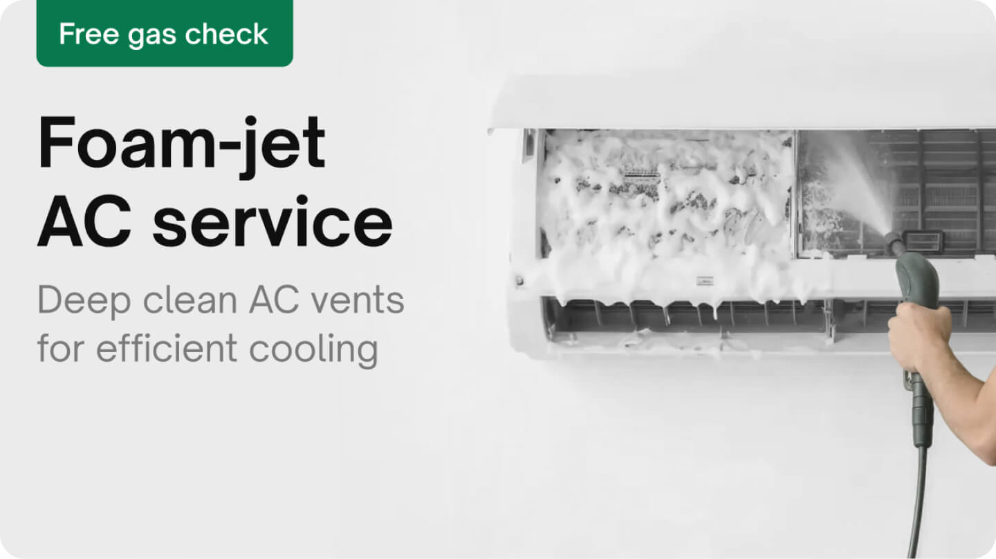 Super saver packages - Foam-jet service (2 ACs)