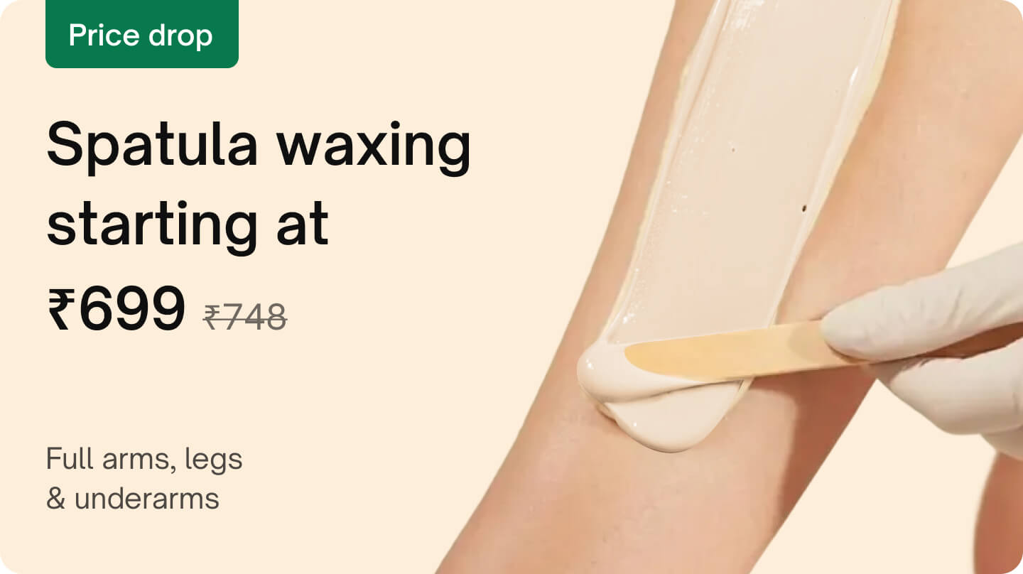 Waxing & threading - Spatula waxing (Full arms, legs & underarms)