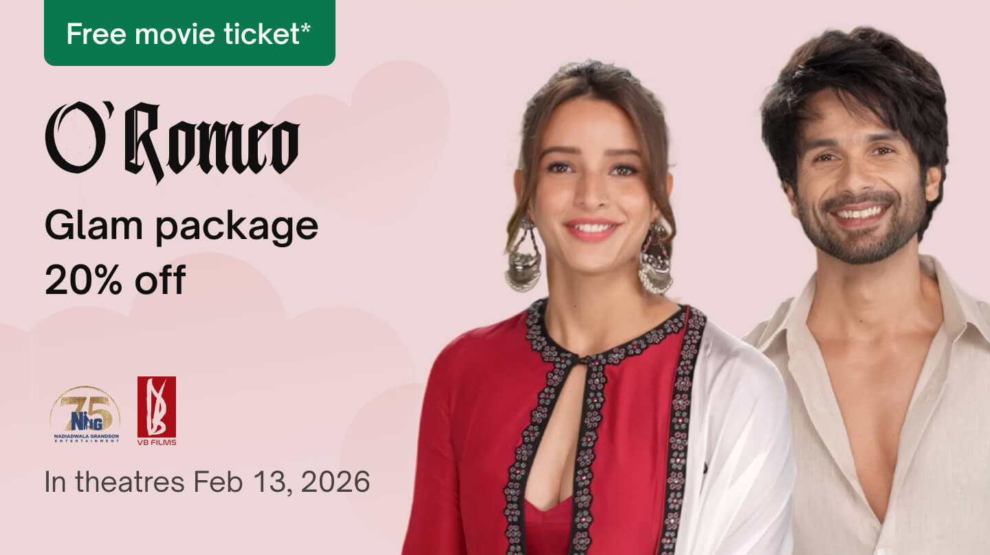 Super saver packages - O Romeo glam package