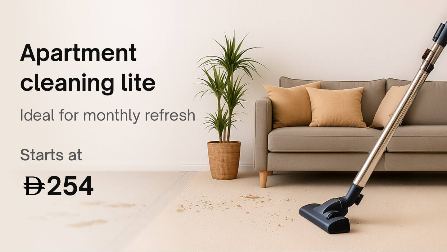 Furnished Apartment - Apartment deep cleaning lite