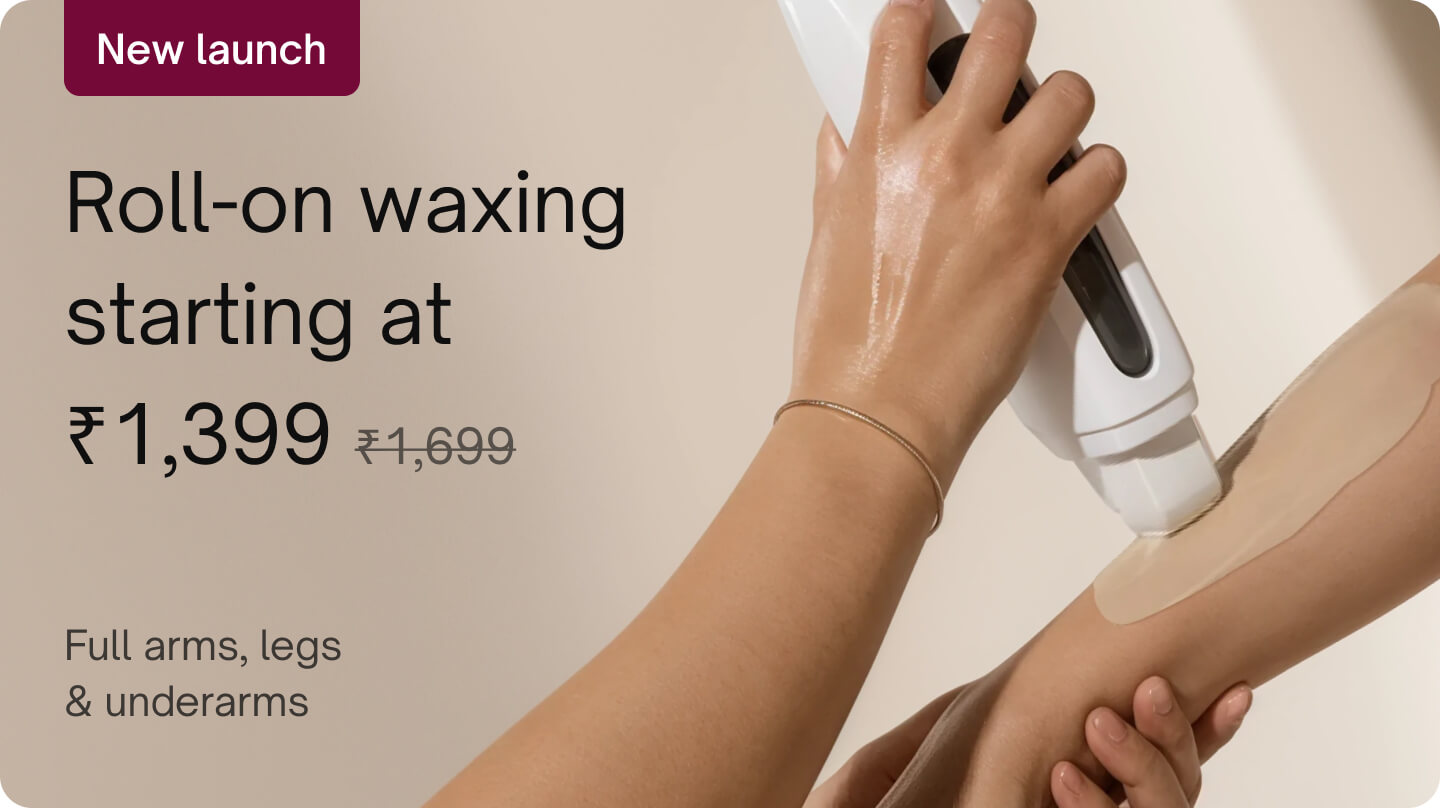 Waxing - Roll-on waxing (Full arms & legs, underarm)