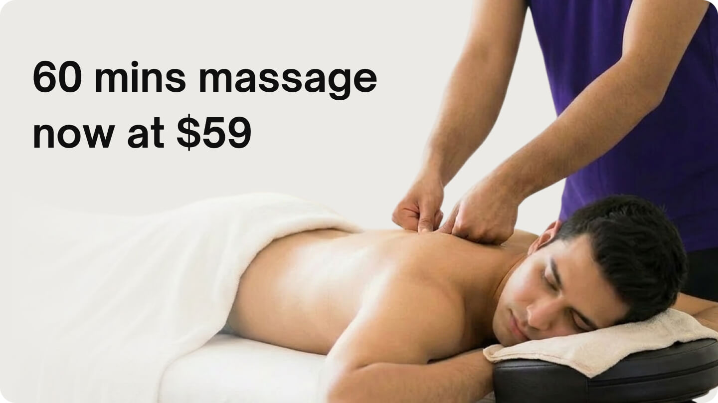 60 mins - 60 mins massage