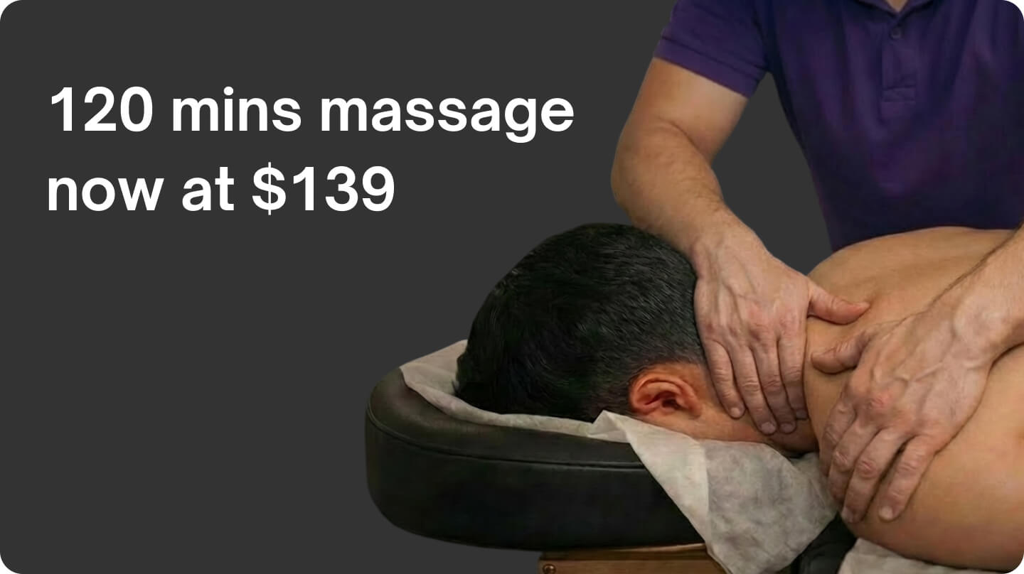 120 mins - 120 mins massage