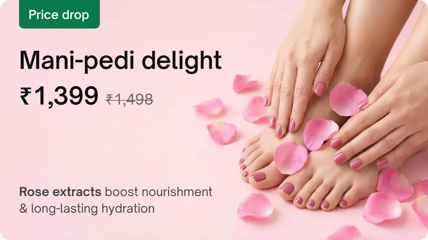 Pedicure & manicure - Mani-pedi delight
