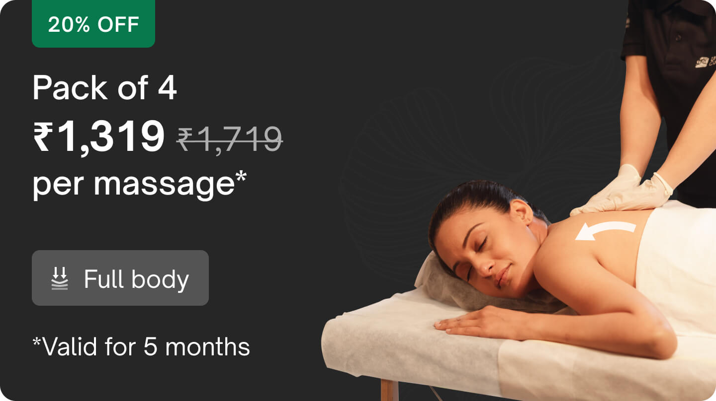 Super saver packs - 4 sessions (Mon-Sat only): Sublime Swedish therapy