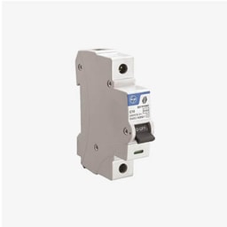 MCB & submeter - Single-pole MCB installation
