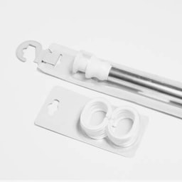 Window & Curtain - Shower curtain rod installation (2 brackets)