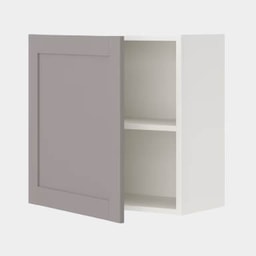 Washbasin cabinets - Wall cabinet with 2 shelves