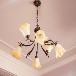 Lighting fixtures - Chandelier installation(Upto 6 bulbs)- Amazon