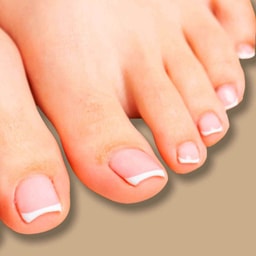 Feet polish & removal - Gel Polish - French