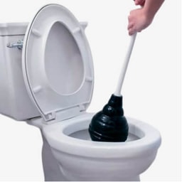Toilet - Toilet pot blockage removal