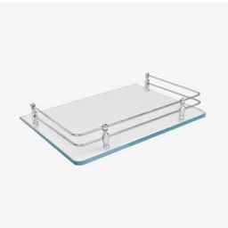 Drill & hang - Glass shelf installation