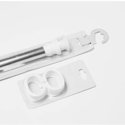 Window & curtain - Shower curtain rod installation (2 brackets)