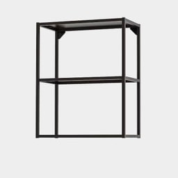 Washbasin cabinets - Wall frame with shelves