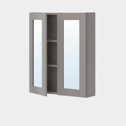 Bathroom - Mirror cabinet (2 doors)