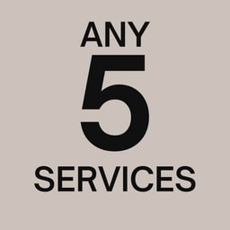 Combo/packages - Any 5 services