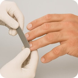 Manicure & pedicure - Nail cut & file (hands)