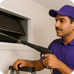 Duct/ Central AC - Full system AC cleaning