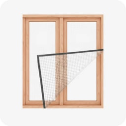 Curtain & window - Mosquito net installation