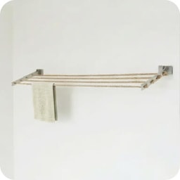 Balcony fittings - Cloth drying rope installation