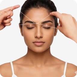 Waxing & threading - Threading