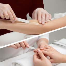 Combo/packages - Manicure & wax combo