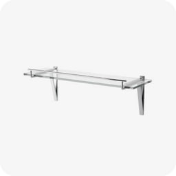 Bath accessories - Shelf installation
