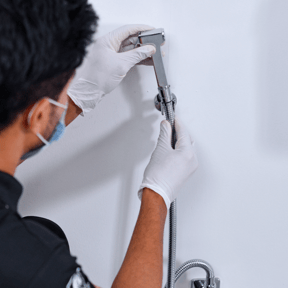 Jet spray installation